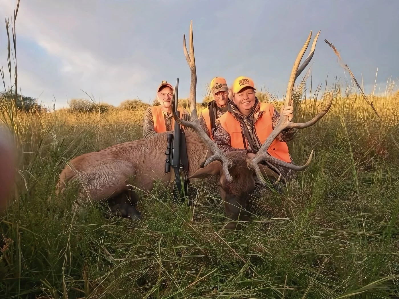 TLC Outfitters elk hunting customer harvest in Kentucky