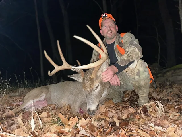 Whitetail customer harvest photo from TLC Outfitters