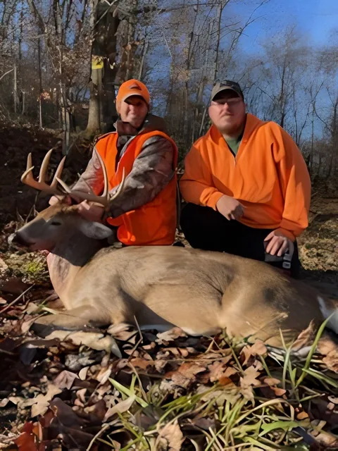 Whitetail customer harvest photo from TLC Outfitters