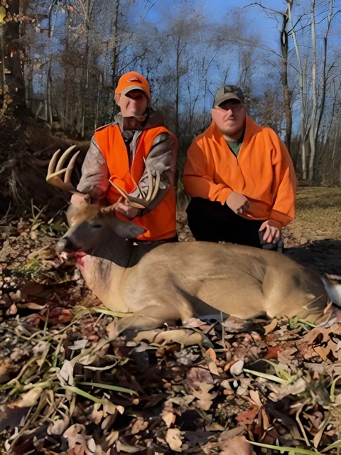 Whitetail customer harvest photo from TLC Outfitters