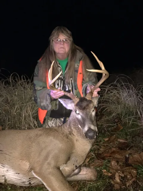 Whitetail customer harvest photo from TLC Outfitters