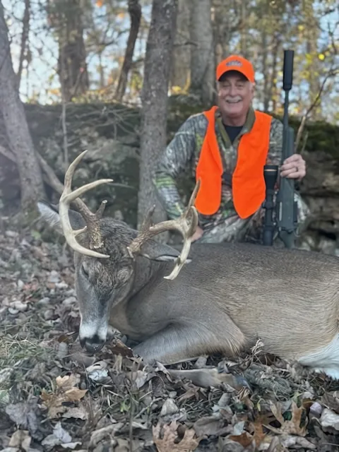 Whitetail customer harvest photo from TLC Outfitters